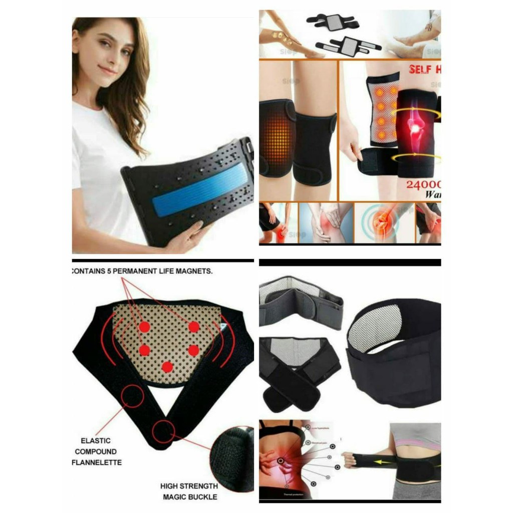 Ortopedi alat Terapi Pinggang Leher Lutut Magnetic Sabuk Magnet