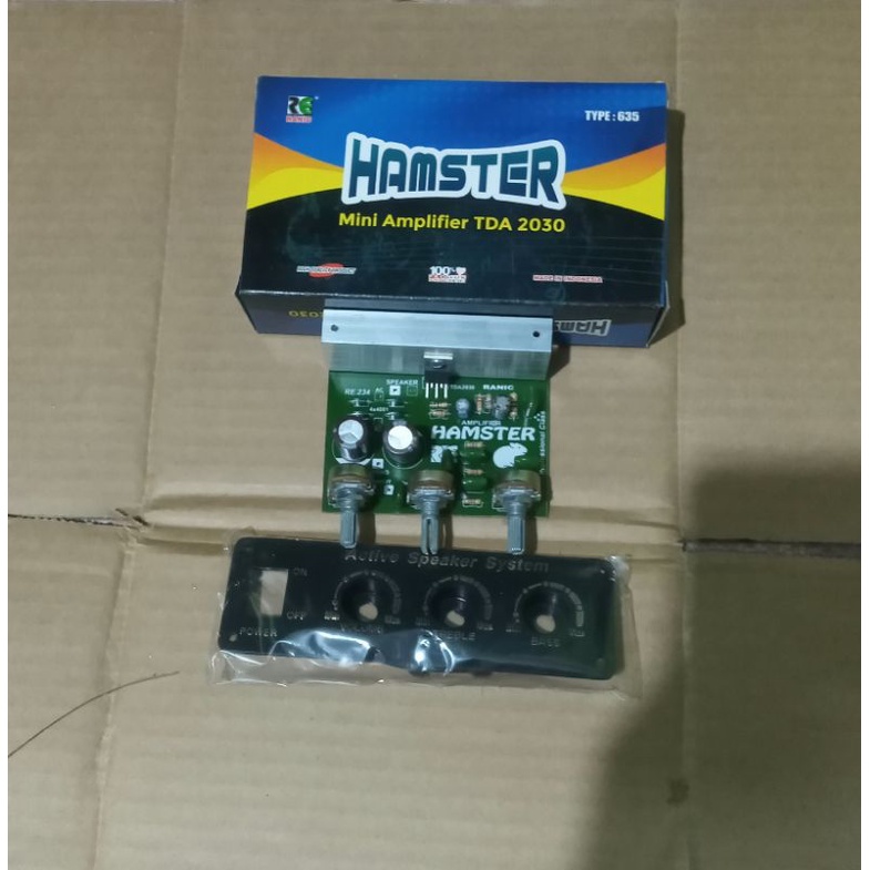 kit power mini amplifier aktif speaker tda 2030 mono hamster