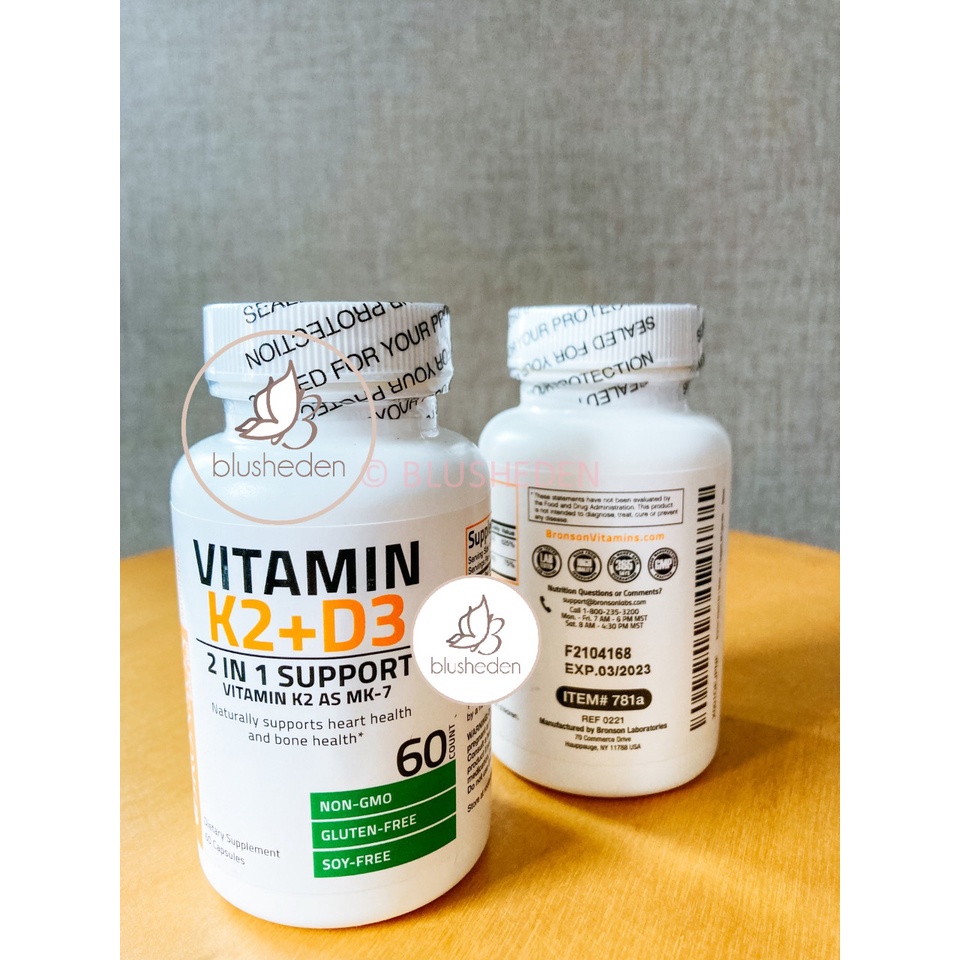 Vitamin D3 5000IU + K2 MK-7 BRONSON