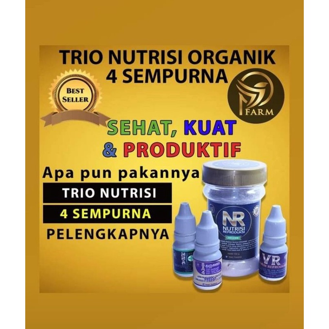VITAMIN TERNAK BURUNG TRIO NUTRISI + SA4  ANTI JONG