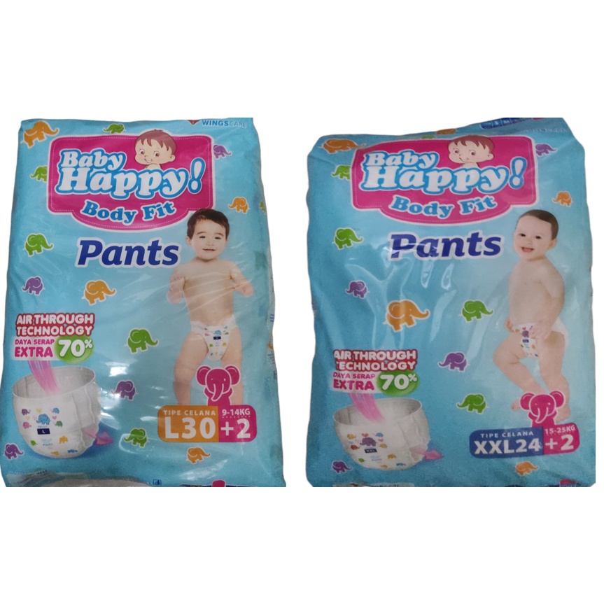 Baby Happy Pants Popok Celana S38 / M32 / L28 / XL26 / XXL24