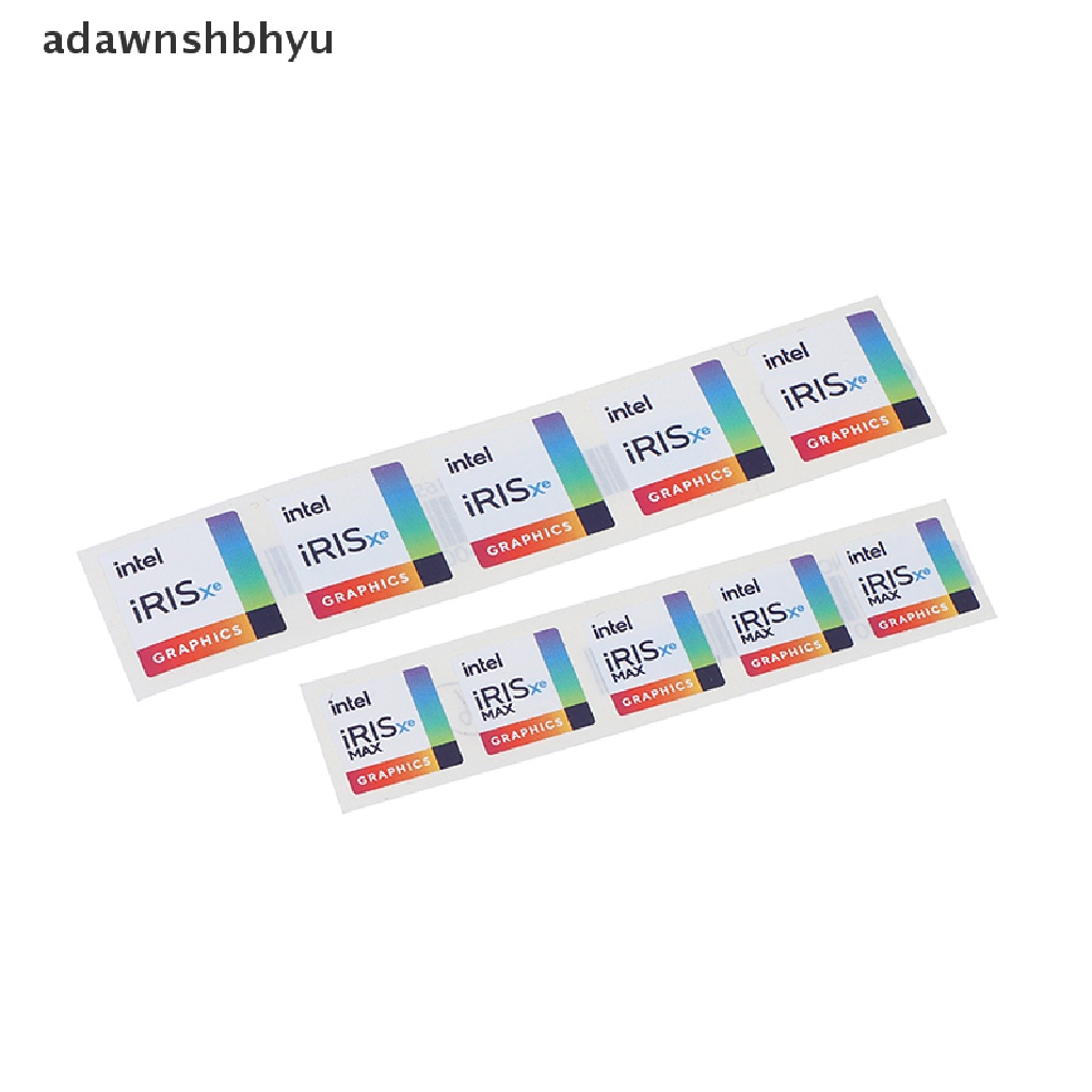 Adawnshbhyu 5ps DIY Sticker Cpu Generasi Original10 i3 i5 i7 i9 Hires Label Dekorasi