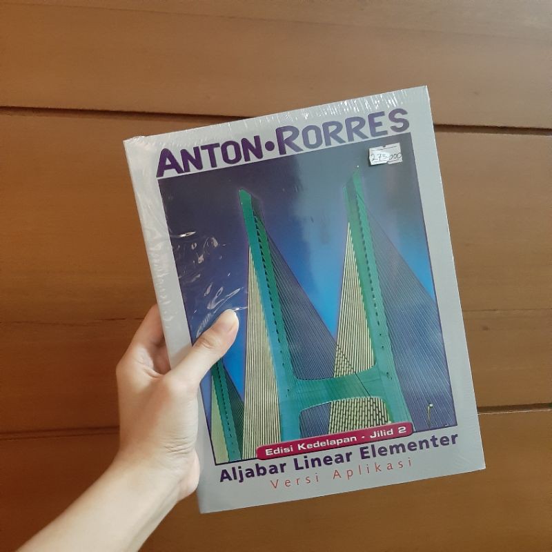 New, Sealed - Aljabar Linear Elementer Jilid 2 Anton Rorres
