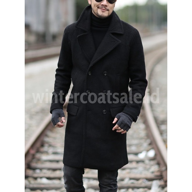 Blazer Jas Jaket Coat Winter Korea untuk Pria - Wool Cotton - Ready Shippment - Wintercoatsale