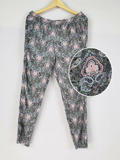 S oliver jade green paisley pants ori