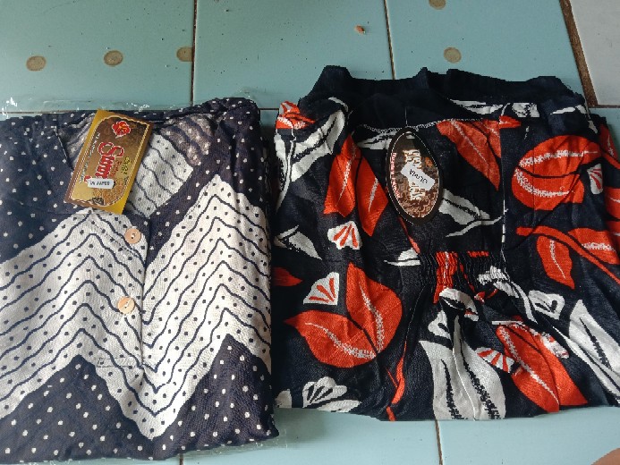 Daster Jumbo Lowo Daun Mas Baju Tidur Wanita Murah Kekinian Batik Pekalongan