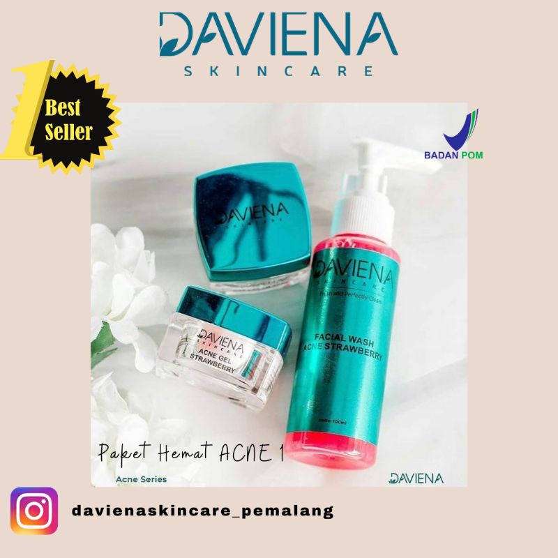 (100% ORIGINAL) PAKET HEMAT ACNE 1 DAVIENA | DAVIENA SKINCARE