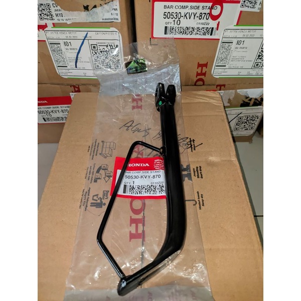 Bar comp side stand 50530-KVY-870 standar samping beat karbu original