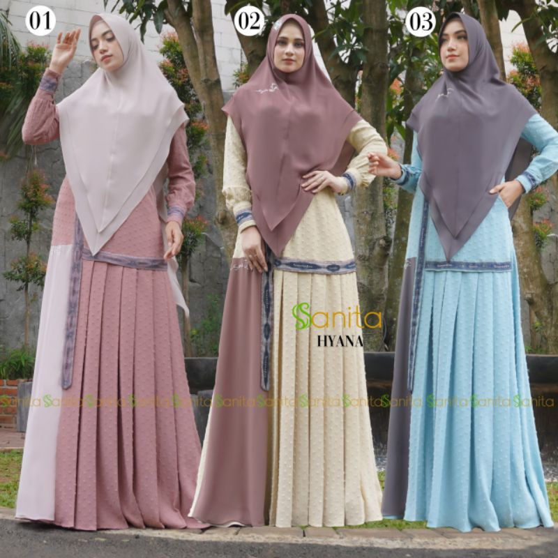 SYARI SET SERIES HYANA SYARI BY SANITA