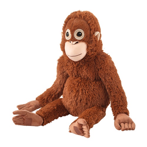 DJUNGELSKOG Boneka, orangutan