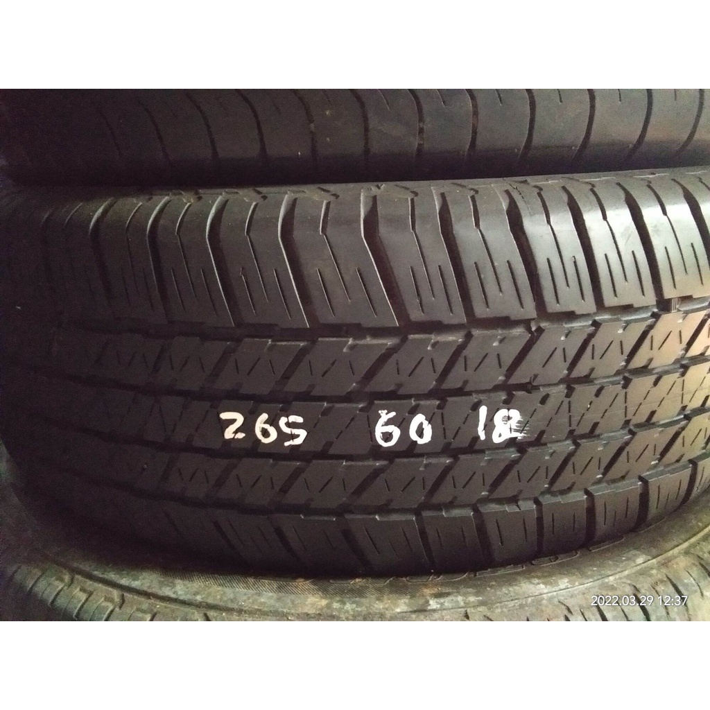 Ban Mobil SECOND PAJERO ukuran 265/60 Ring 18 Berkualitas