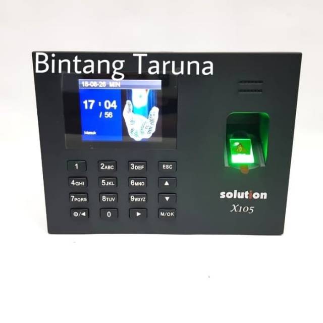 Mesin Absen Fingerprint Solution X 105 Mesin Absen Solution X 105 Garansi Resmi 2 tahun