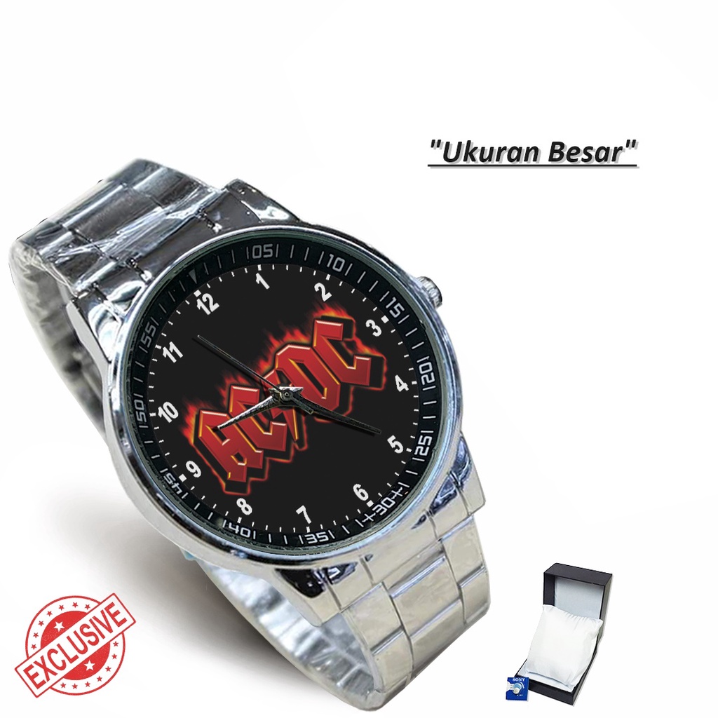 Jam Tangan Rantai Couple AC/DC DESIGN 03 (Awesome)