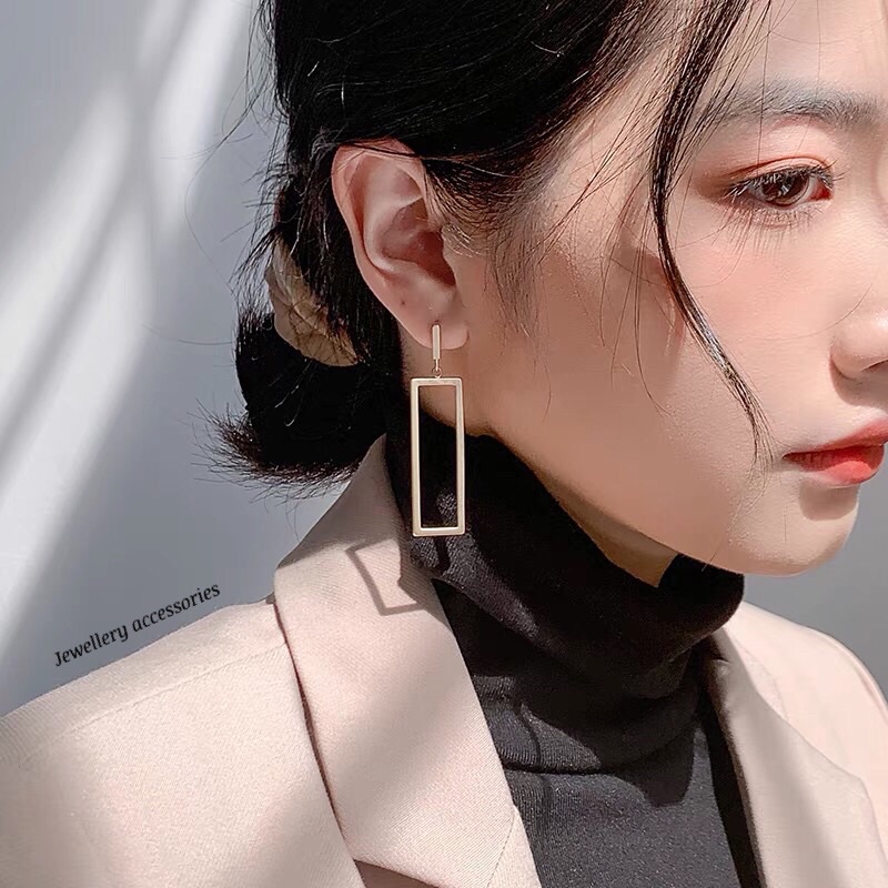 Anting Titanium Trending Gold Fashion Korea Elegan Style Premium