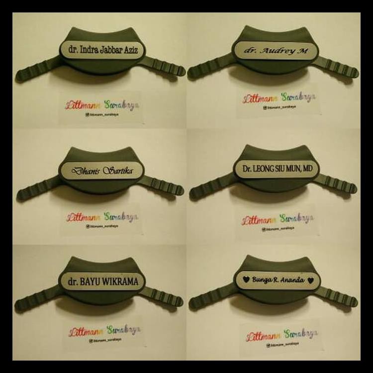 

Littmann Id Tag 2171 / 2170 Black/Gray Kode 530