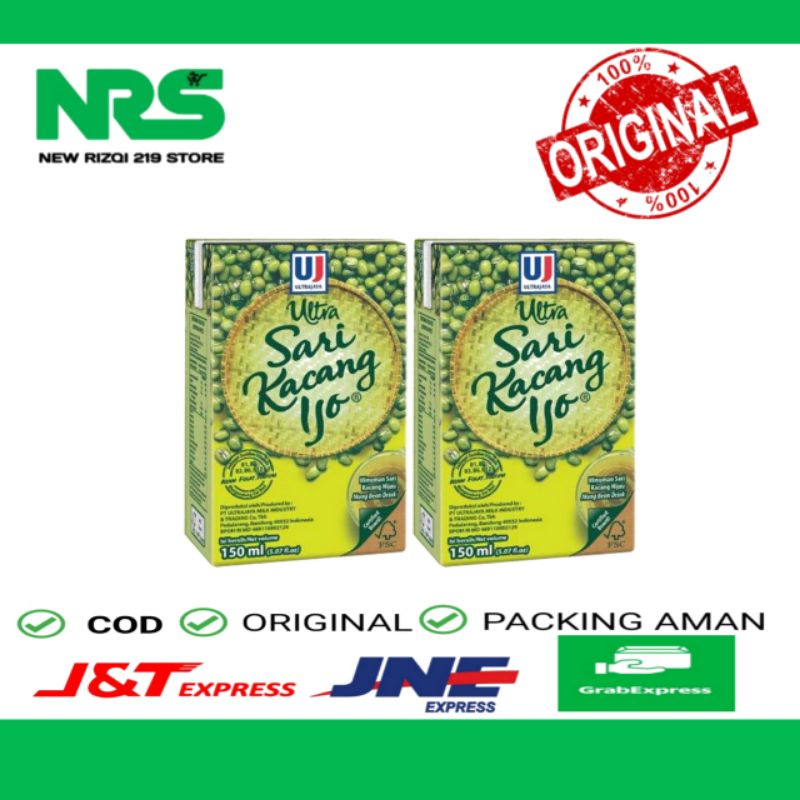 

Ultra Sari Kacang Hijau 150 ml / Sari Kacang Ijo