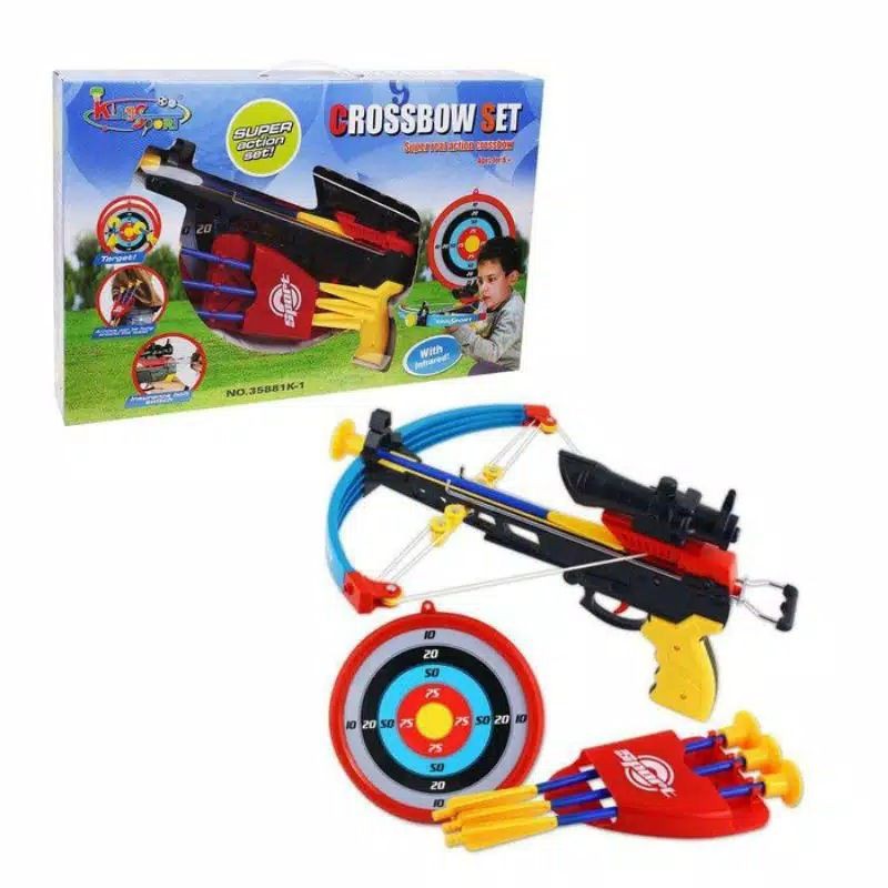 Mainan Anak Panah Busur Crossbow Set
