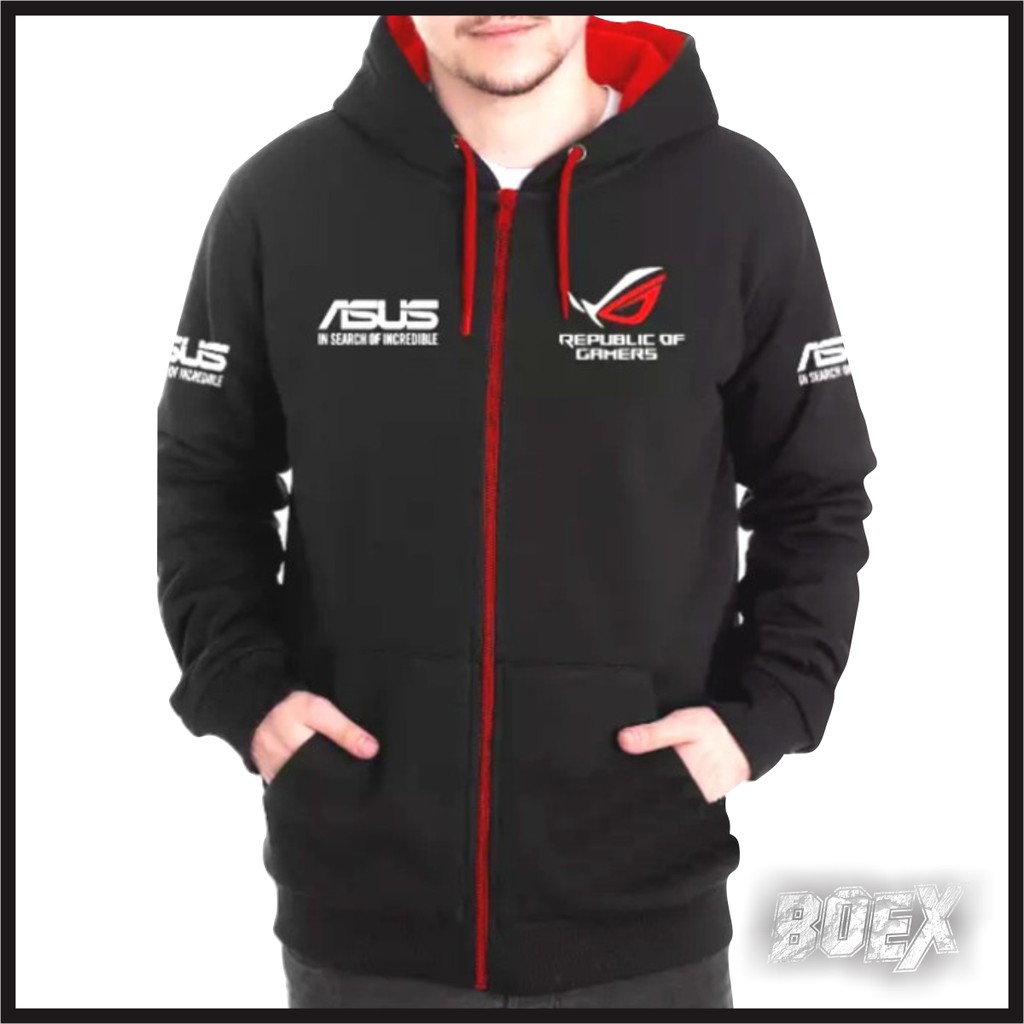Jaket ASUS ROG gaming keren PREMIUM