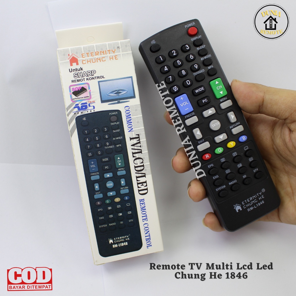 Remot Remote Multi TV Tabung Lcd Led SHARP Multi