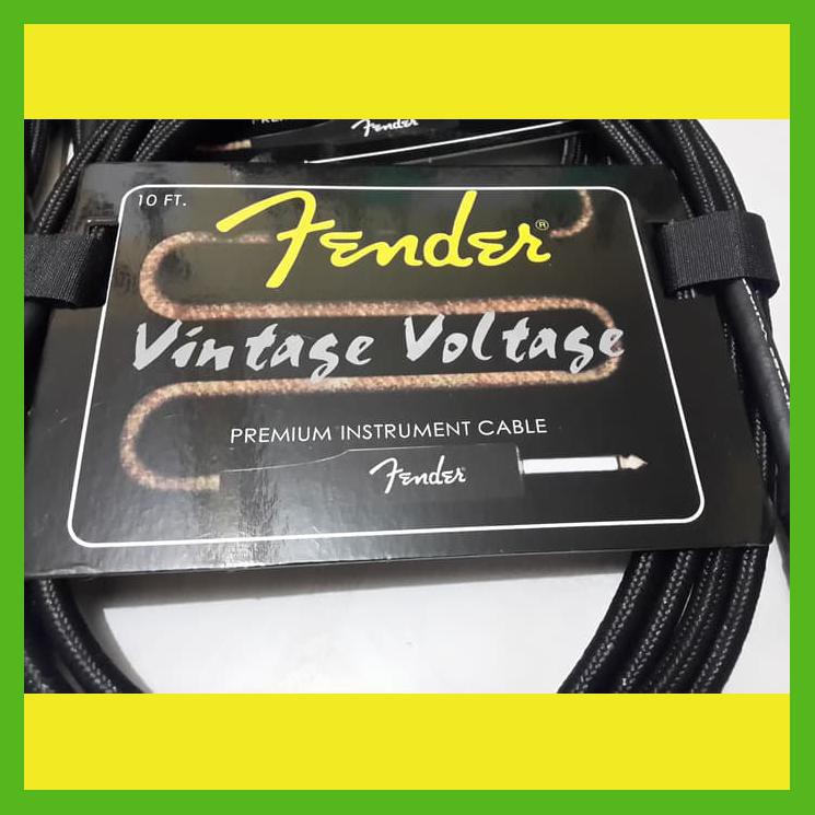 KABEL JACK GITAR DAN BASS FENDER ORIGINAL