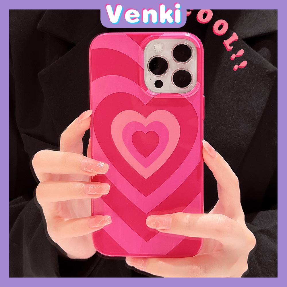 iPhone Case For 14 Series TPU Soft Case Glossy Pink Candy Case Camera Protection Shockproof Love Circle For iPhone 14 13 12 11 Plus Pro Max 7 Plus X XR