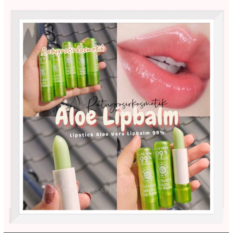 [PER BOX] LIP BALM TANAKO ALOE VERA 99% NO.HT-022