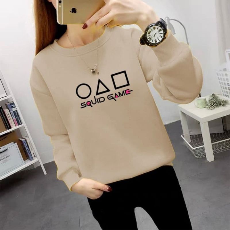 COD☑️BLOUSE TERBARU/ BLOUSE SQUID GAME/2 UKURAN L/XL/ GOOD QUALITY/ BEST SELLER/BLOUSE KEKINIAN