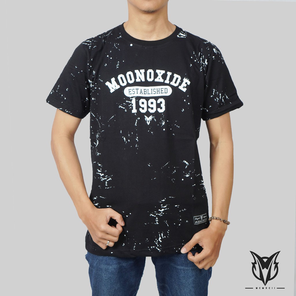 [DROPSHIP / COD] Kaos Pria Casual Motif Distro Surfing Skate Black Fullprint Cotton Combed 30s