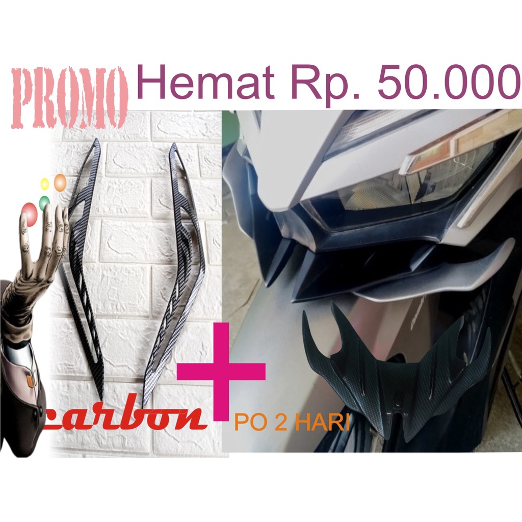 Winglet vario 125/150 new model custom warna galaxi one