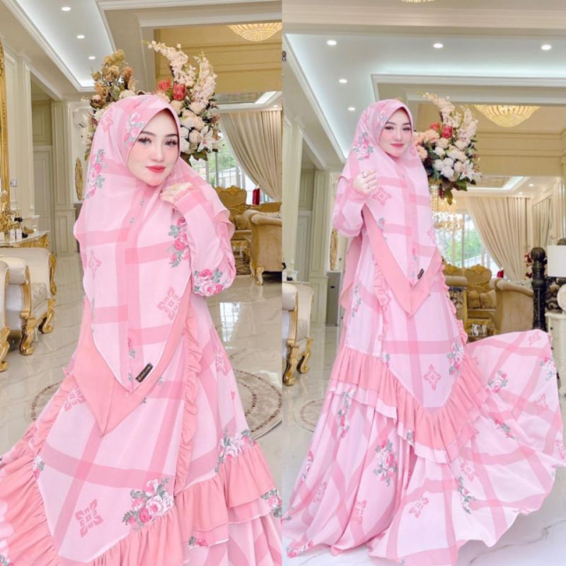 GAMIS SYAR'I MEWAH AURA ORIGINAL SHELLASAUKIA