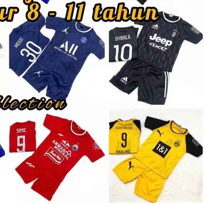 ♨ BISA / SET BAJU BOLA ANAK UMUR 8-11 TAHUN / SETELAN BAJU BOLA ANAK TERBARU 2021 / BAJU FUTSAL ANAK