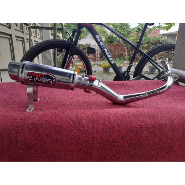 Knalpot racing proliner beat karbu beat injection