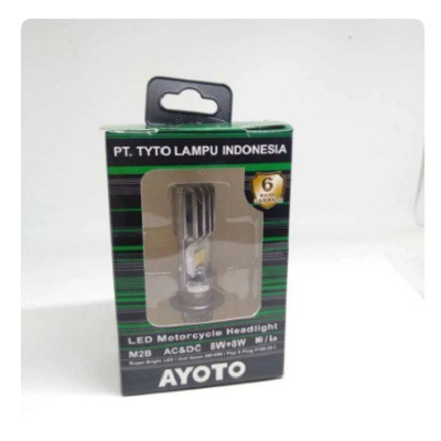 AYOTO M2B H6 LAMPU LED Utama Depan Headlamp PNP Hi-Lo AC DC Original Motor Matic Bebek