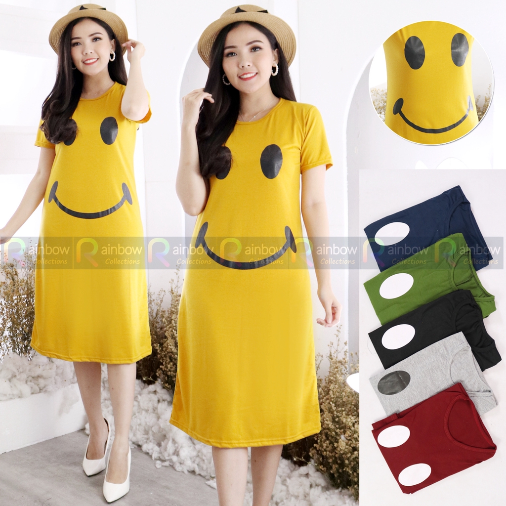 DRESS / LONG DRESS MAVY MAXI POLOS SPANDEX SOFT SABLON SMILE