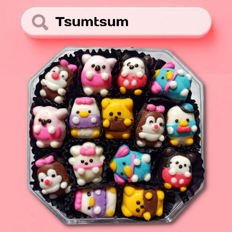 

Terlaris Coklat Karakter Disney Tsumtsum, mickey minnie mouse, donal dessi, pooh