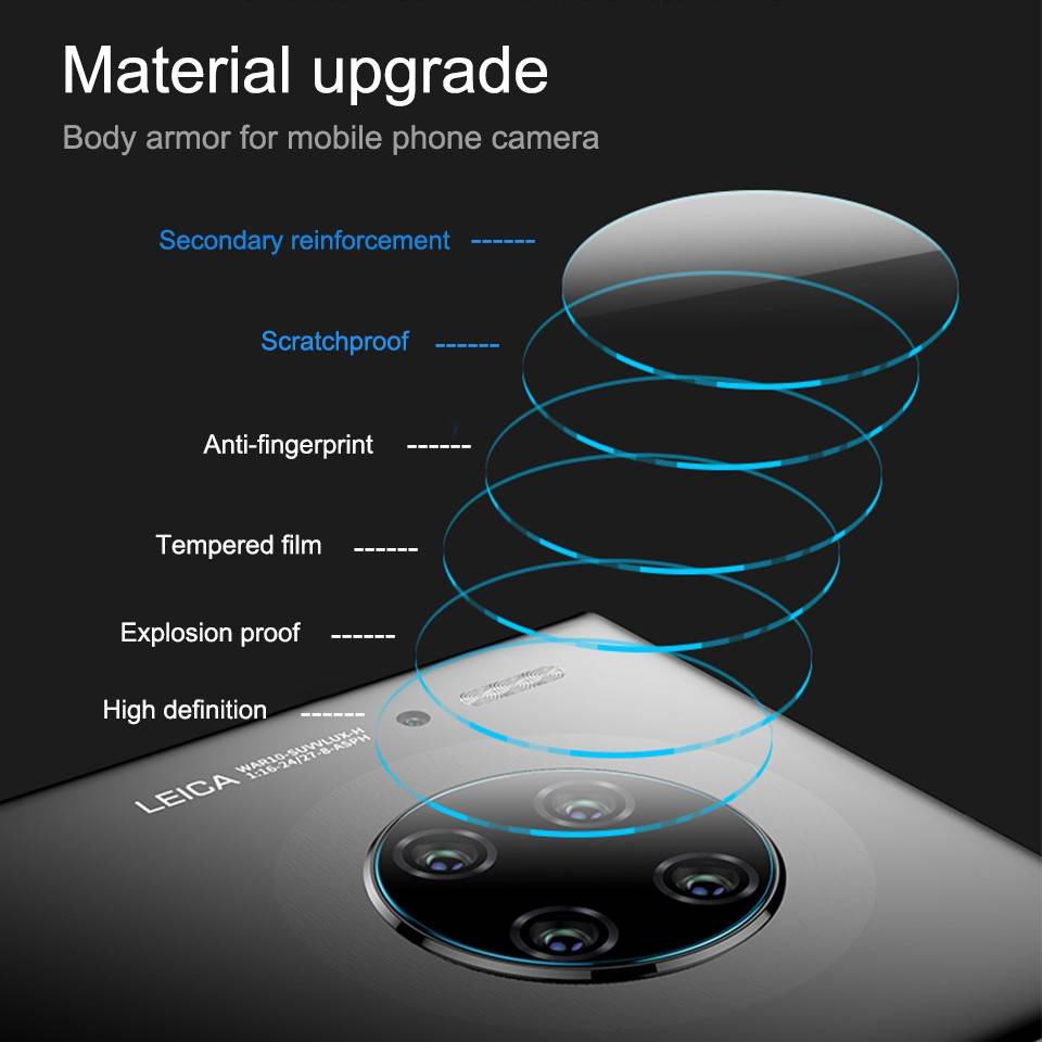 Back Camera Glass Lens Protector For Huawei Mate 20 30 40 Pro Screen Protector For Huawei P20 P30 P40 Pro Tempered Glass Lens