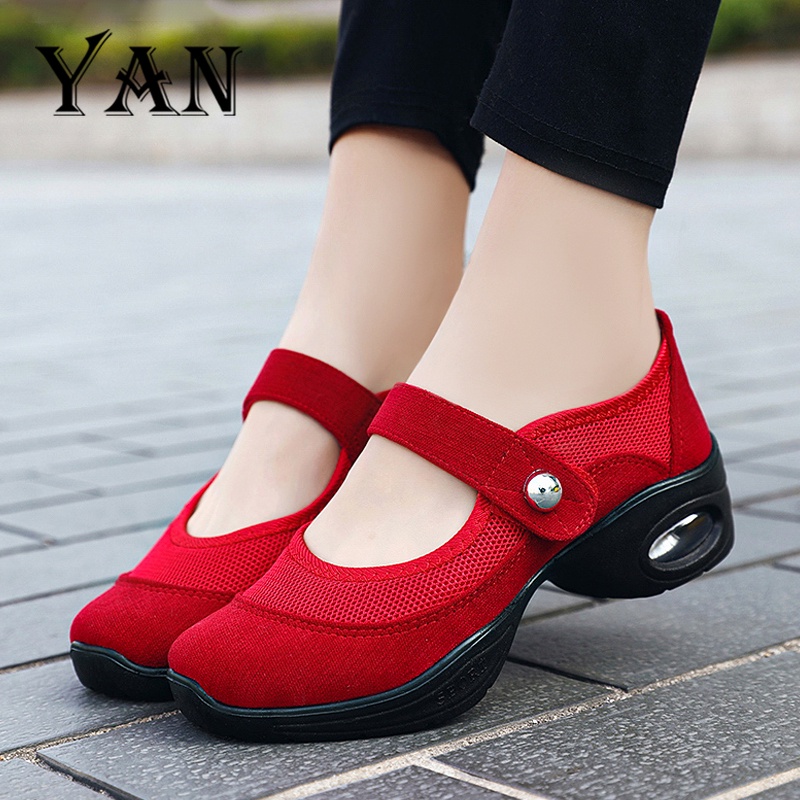 YAN Sepatu Dance Latin Wanita /Line Dance Sepatu Terbaru Ringan