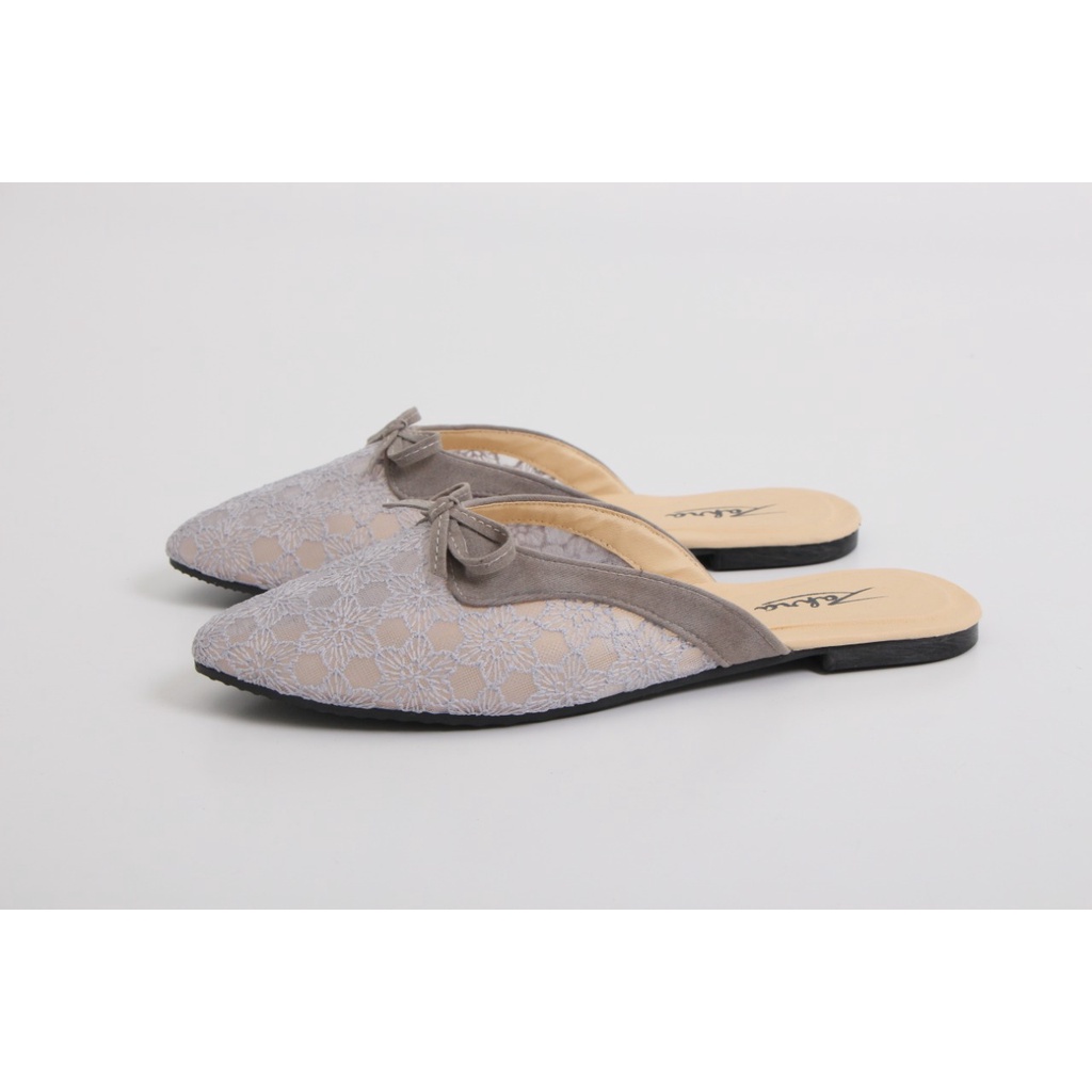 Arlaine- Alexa selop wanita / sandal slop wanita / sandal brukat / sandal slop pita