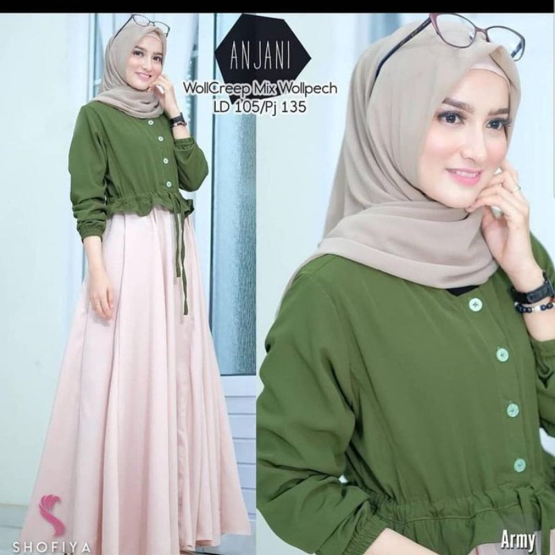 Anjani Dress | Dress Muslim | fashion Wanita
