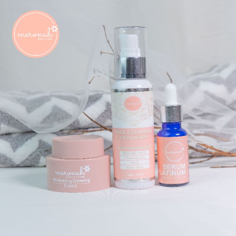 Paket Glow Series Meronah skincare