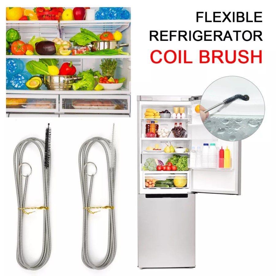 Sikat Kulkas / Brush Refrigerator Drain / Sikat Kawat Pembersih Kulkas