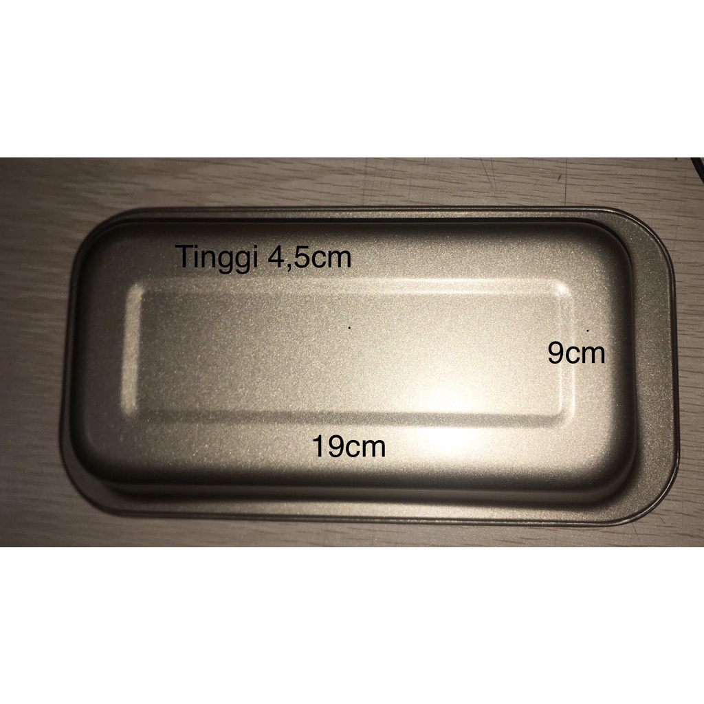 Premium Tray Panjang Loyang Loaf Roti Kue Kering Banana Cake Mould Anti Lengket High Carbon Steel