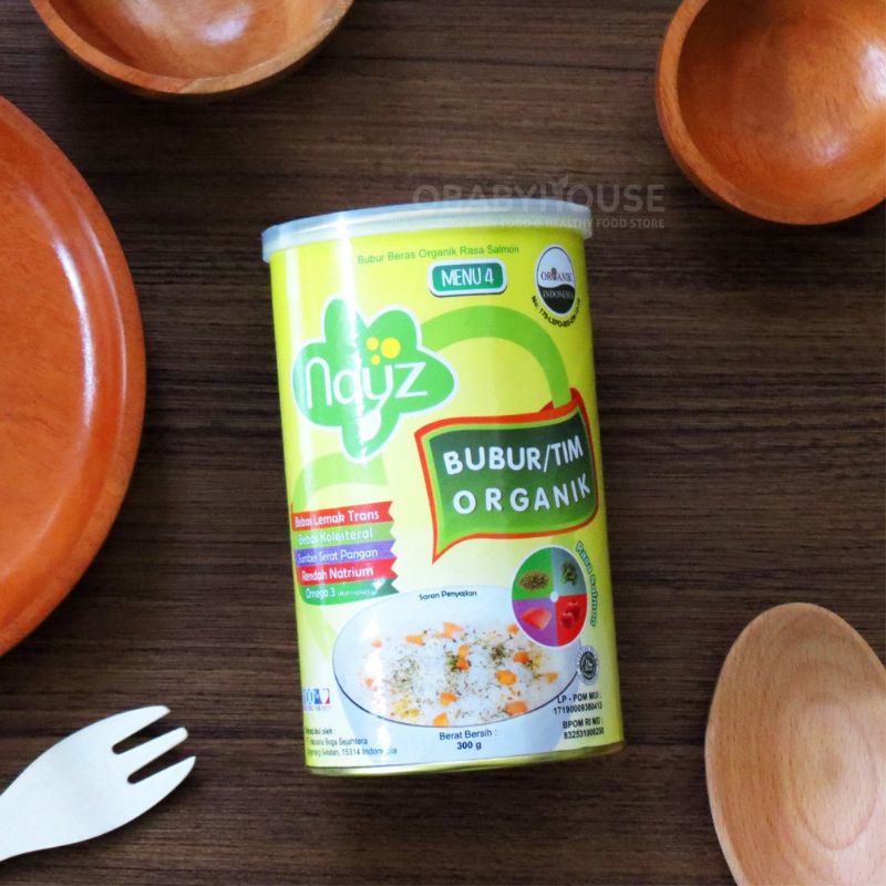 Nayz bubur Tim Bayi 150gr Rasa Salmon, Bubur Mpasi Bayi