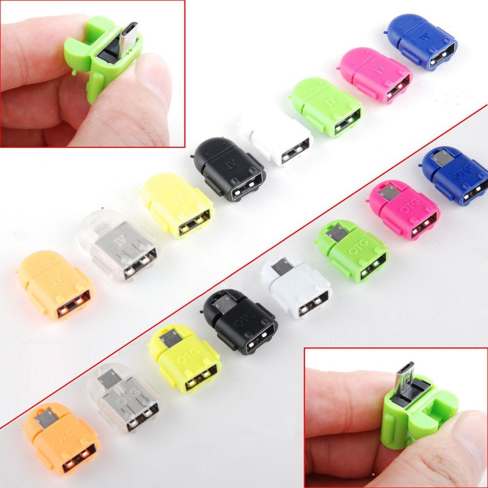 [3 GRAM] ADAPTER USB OTG / On The Go MICRO USB ROBOT ANDROID