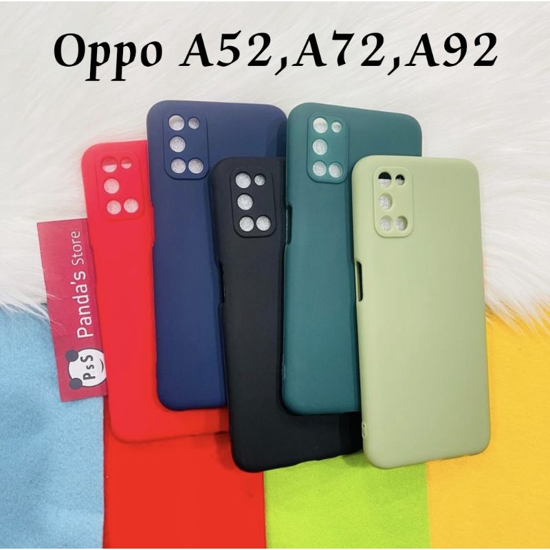 Case Oppo A52, A72, A92 Babycase + Pelindung Kamera, Makaron Full Color (PsS)