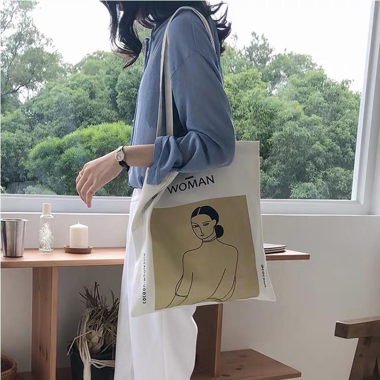 FINOM WOMAN INDEPENDENT - Tote Bag Wanita Korean Style