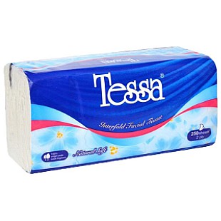 Tissue TP-22 Tessa Interfold Facial Tissue 250S