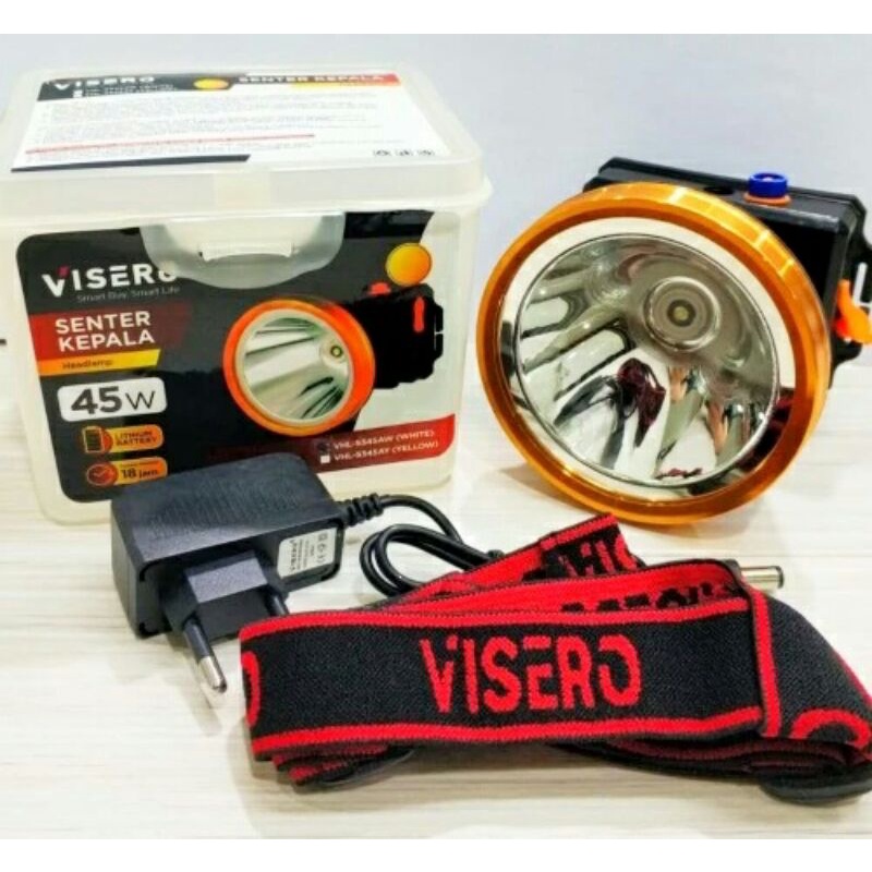 Headlamp / Senter Kepala Visero 5345 45watt