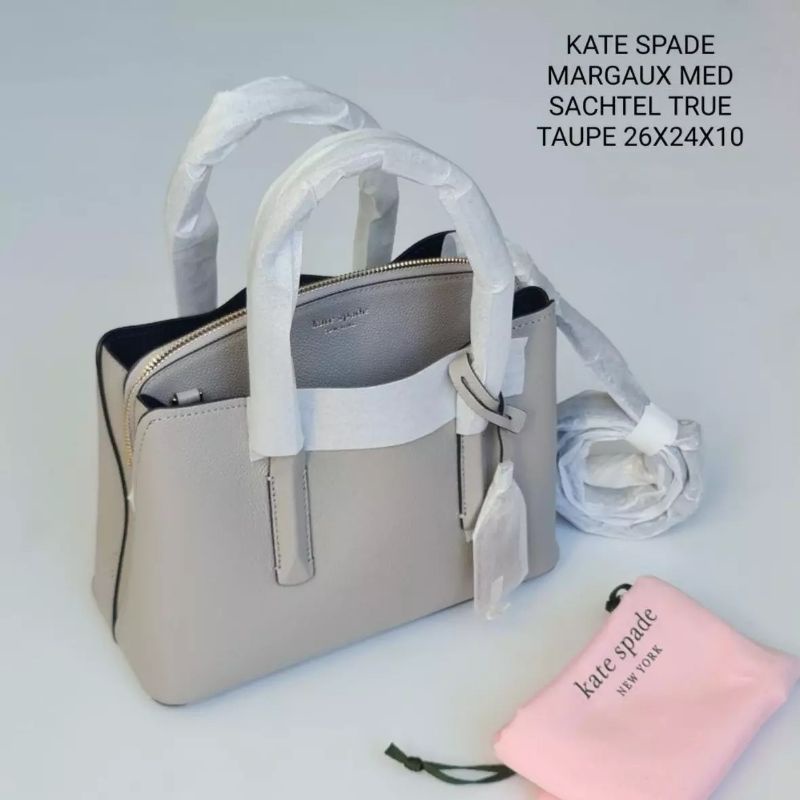 ORIGINAL KATE SPADE KS MARGAUX MEDIUM SATCHEL TRUE TAUPE