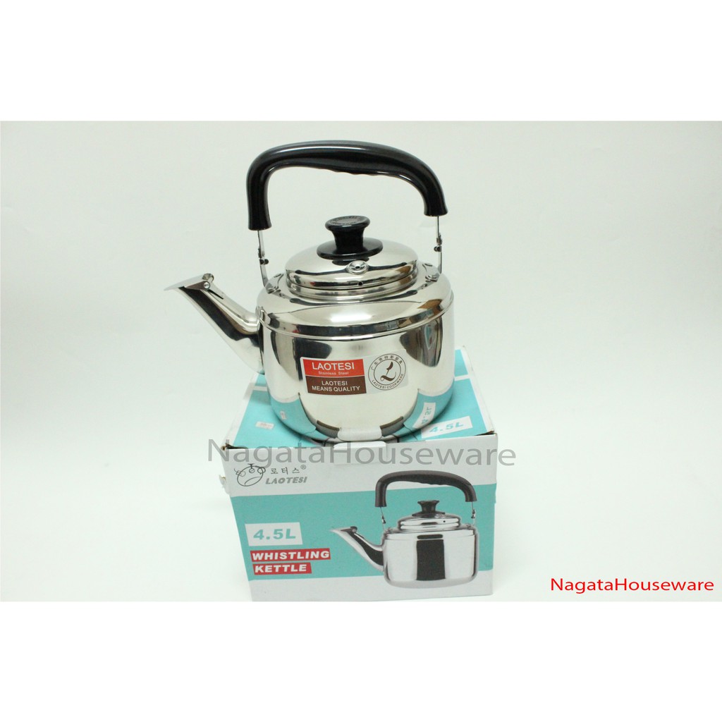 Teko Siul Bunyi Whistling Kettle Korea Stainless 304 4.5L KL-1 Ceret Kendi Murah Promo Diskon